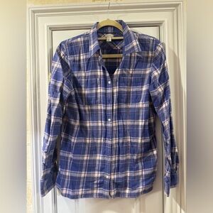 L.L.Bean women’s flannel shirt size small